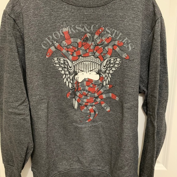 Crooks and Castles Snakes Medusa Crewneck Large - Picture 1 of 5